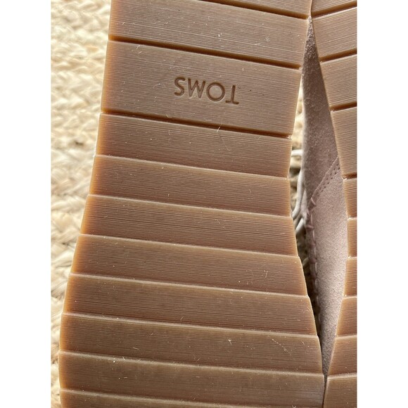 NEW TOMS RIO SUEDE BLUSH WATER RESISTANT LOW TOP BOOTS. Sz 8.5 Boho Ski No Box - Picture 10 of 11